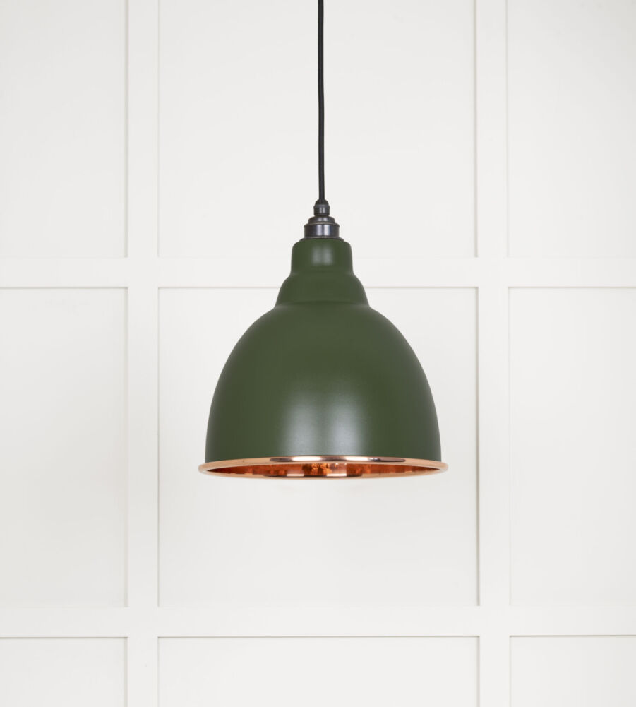 From The Anvil Hammered Copper Brindley Pendant in Heath - Image 3