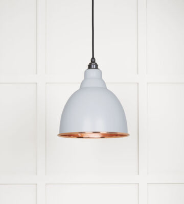 From The Anvil Smooth Copper Brindley Pendant In Birch