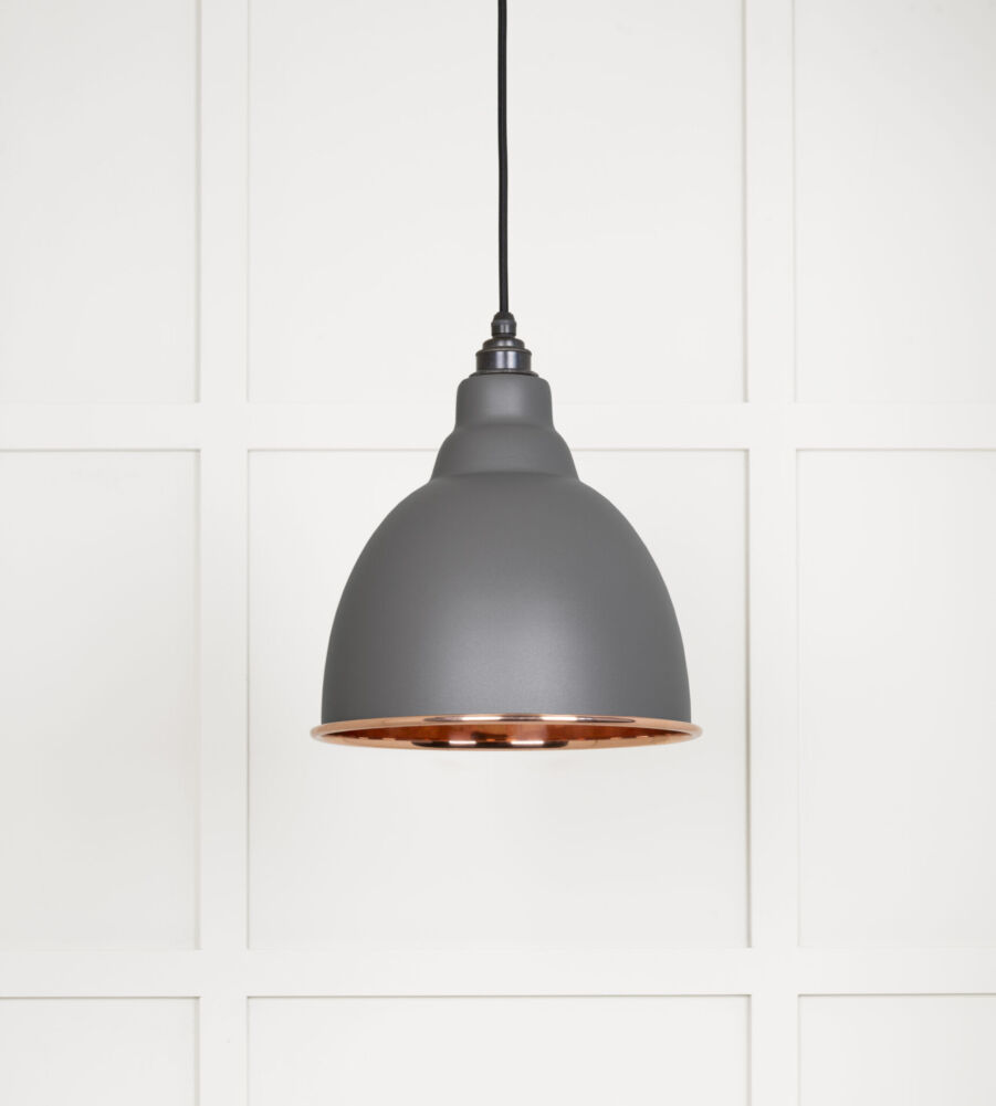 From The Anvil Smooth Copper Brindley Pendant in Bluff - Image 3