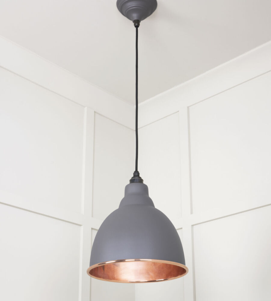 From The Anvil Smooth Copper Brindley Pendant in Bluff - Image 4