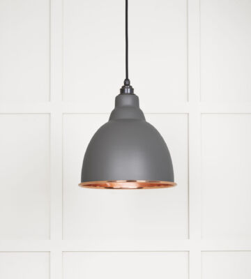 From The Anvil Smooth Copper Brindley Pendant in Bluff
