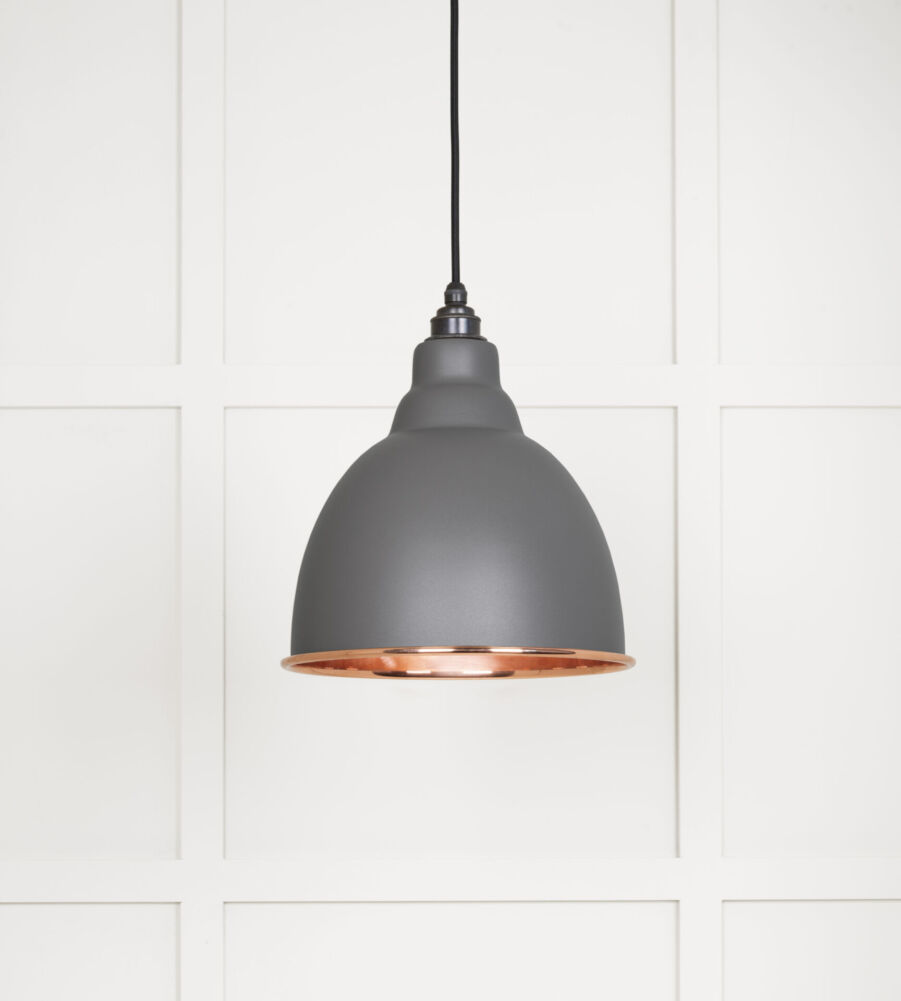 From The Anvil Smooth Copper Brindley Pendant in Bluff