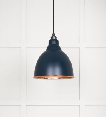 From The Anvil Smooth Copper Brindley Pendant In Dusk