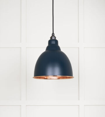 From The Anvil Smooth Copper Brindley Pendant in Dusk