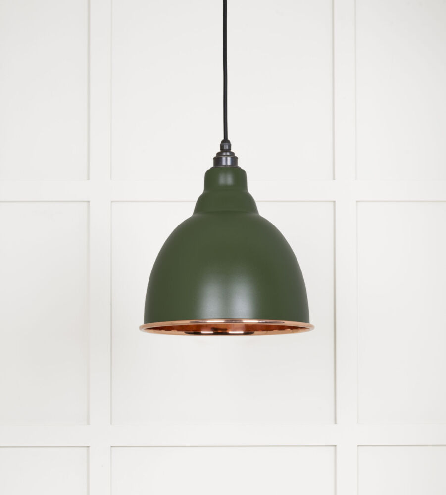From The Anvil Smooth Copper Brindley Pendant in Heath - Image 3