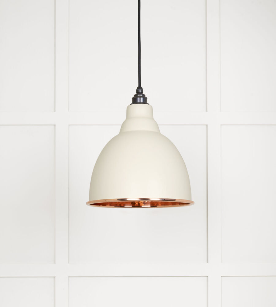 From The Anvil Hammered Copper Brindley Pendant in Teasel - Image 3