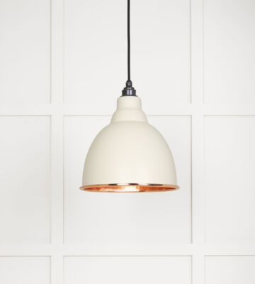 From The Anvil Hammered Copper Brindley Pendant in Teasel