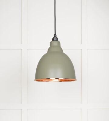 From The Anvil Hammered Copper Brindley Pendant in Tump