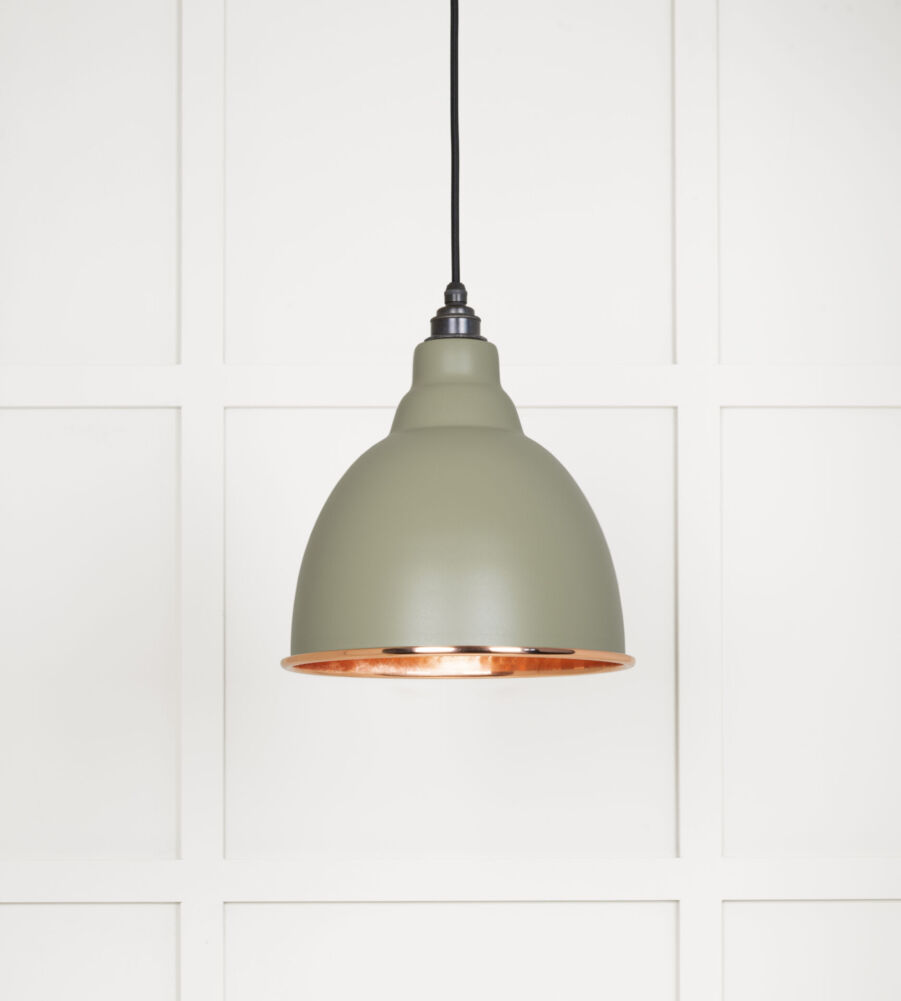 From The Anvil Hammered Copper Brindley Pendant in Tump