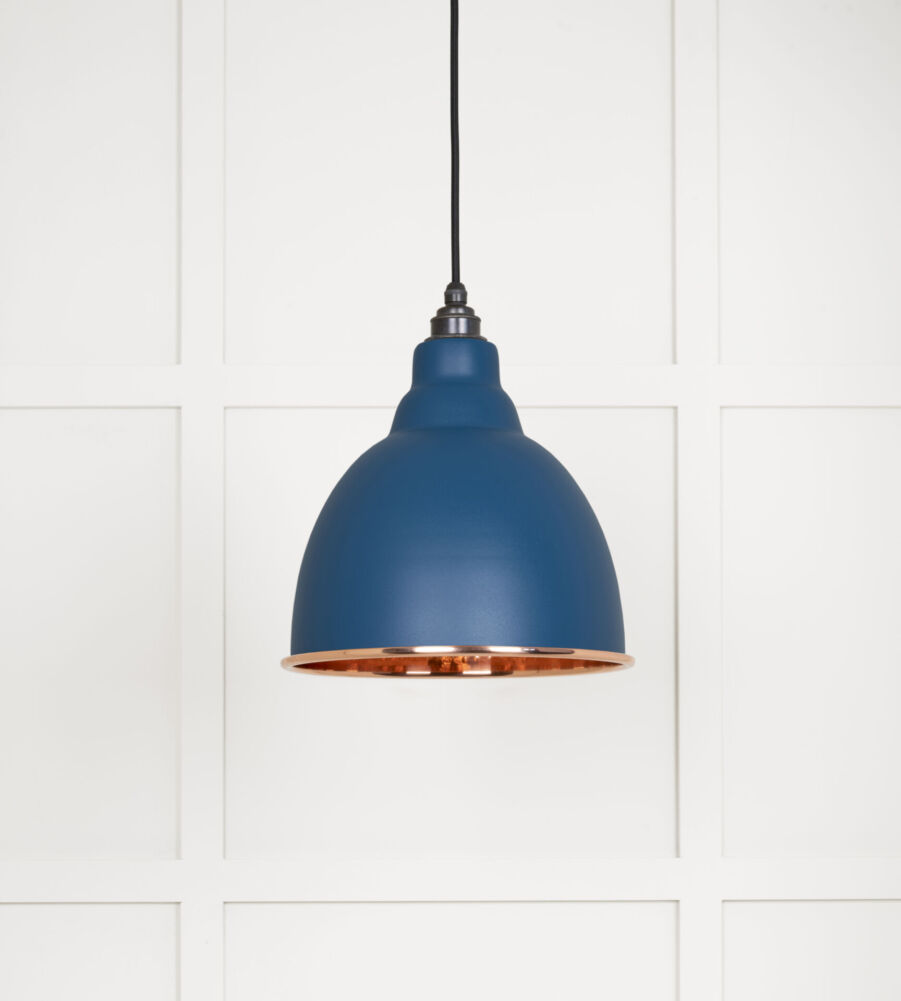 From The Anvil Hammered Copper Brindley Pendant in Upstream - Image 3