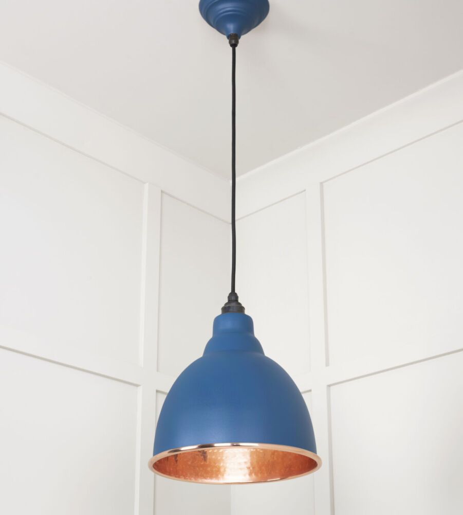 From The Anvil Hammered Copper Brindley Pendant in Upstream - Image 4