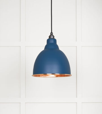 From The Anvil Hammered Copper Brindley Pendant in Upstream