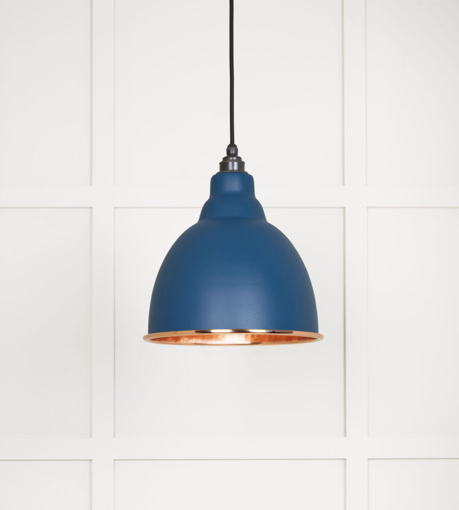 From The Anvil Hammered Copper Brindley Pendant in Upstream