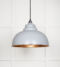 From The Anvil Hammered Copper Harborne Pendant in Birch