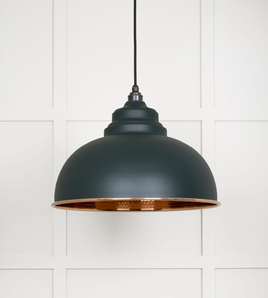 From The Anvil Hammered Copper Harborne Pendant in Dingle - Image 3