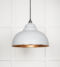 From The Anvil Hammered Copper Harborne Pendant in Flock