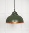 From The Anvil Hammered Copper Harborne Pendant in Heath