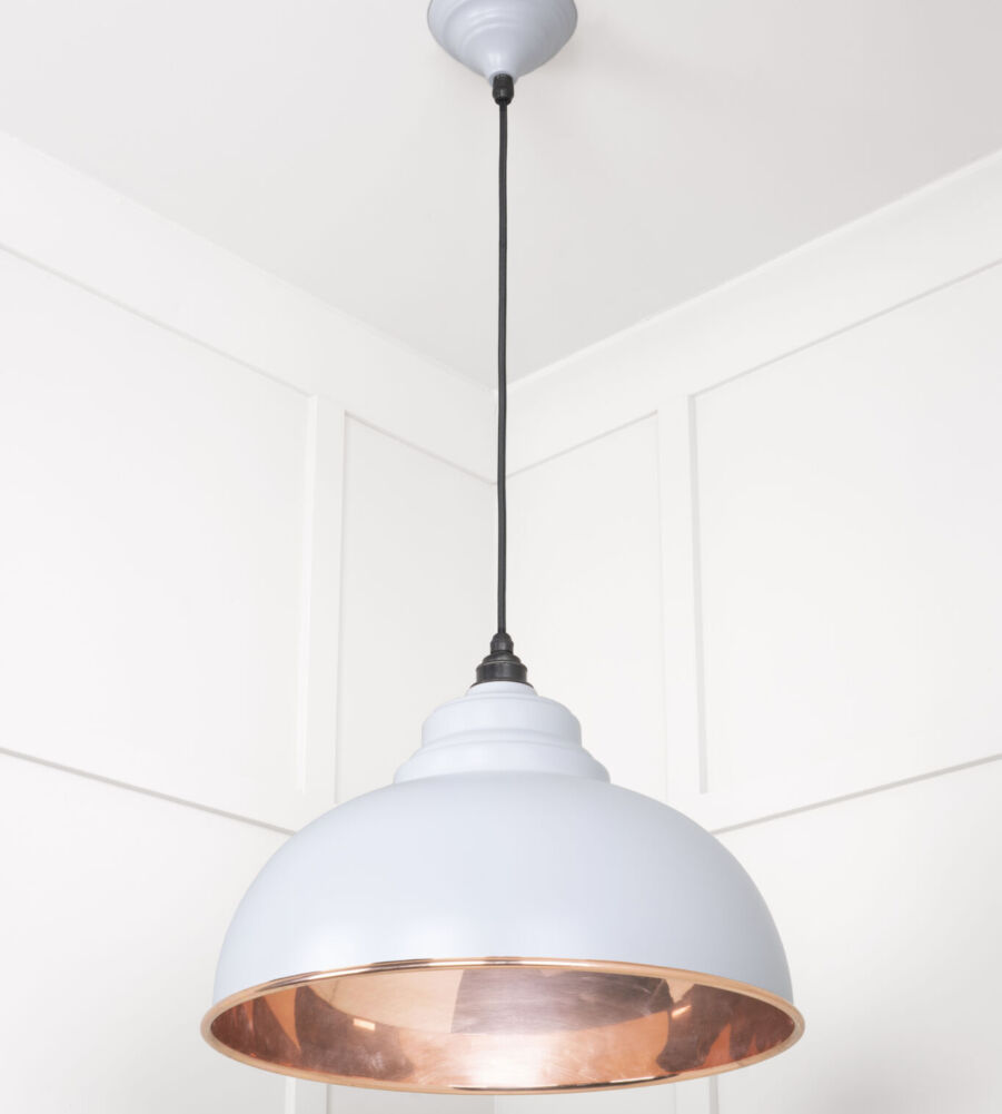 From The Anvil Smooth Copper Harborne Pendant in Birch - Image 4