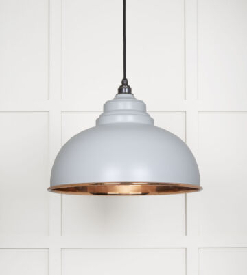 From The Anvil Smooth Copper Harborne Pendant In Birch