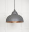 From The Anvil Smooth Copper Harborne Pendant in Bluff