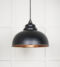 From The Anvil Smooth Copper Harborne Pendant in Elan Black