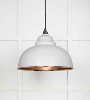From The Anvil Smooth Copper Harborne Pendant in Flock