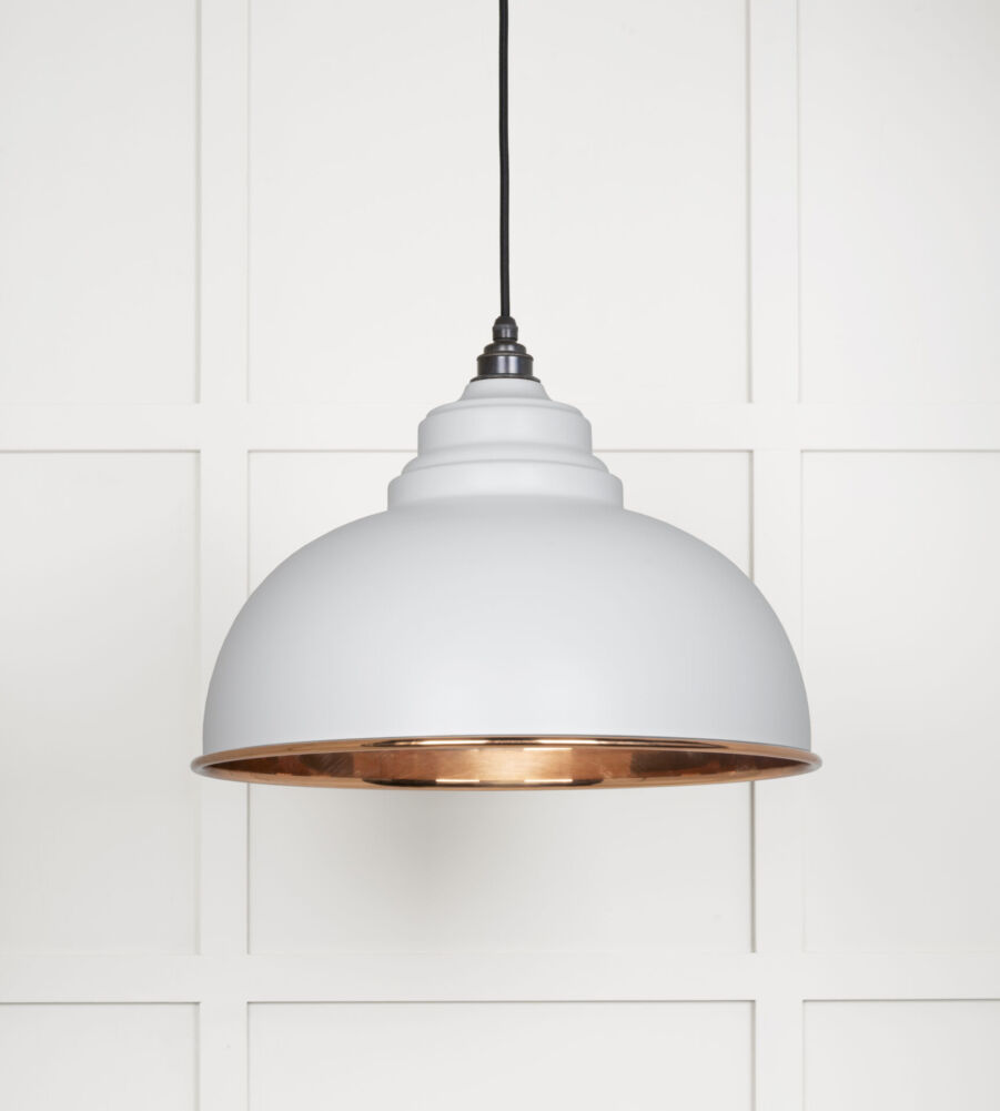From The Anvil Smooth Copper Harborne Pendant in Flock