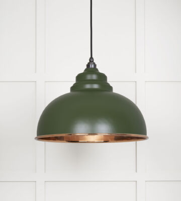 From The Anvil Smooth Copper Harborne Pendant In Heath