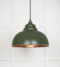 From The Anvil Smooth Copper Harborne Pendant in Heath
