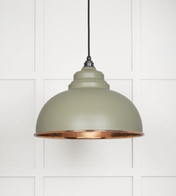 From The Anvil Smooth Copper Harborne Pendant in Tump