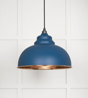 From The Anvil Smooth Copper Harborne Pendant In Upstream