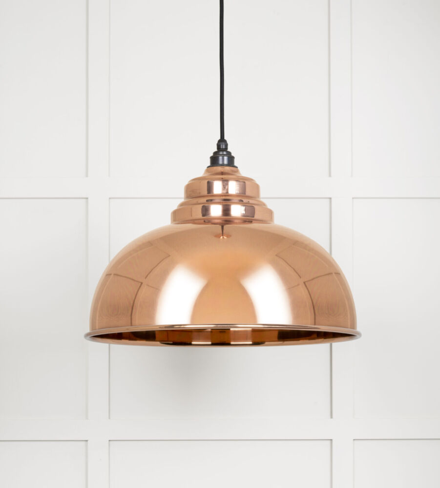 From The Anvil Smooth Copper Harborne Pendant - Image 2