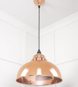 From The Anvil Smooth Copper Harborne Pendant - Image 3