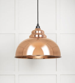 From The Anvil Smooth Copper Harborne Pendant