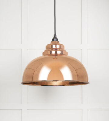 From The Anvil Smooth Copper Harborne Pendant