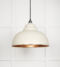 From The Anvil Hammered Copper Harborne Pendant in Teasel