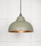 From The Anvil Hammered Copper Harborne Pendant in Tump