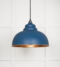 From The Anvil Hammered Copper Harborne Pendant in Upstream