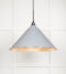 From The Anvil Hammered Copper Hockley Pendant in Birch