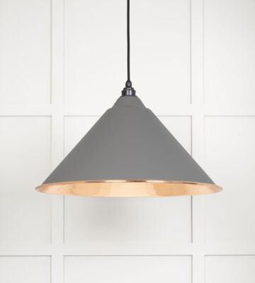 From The Anvil Hammered Copper Hockley Pendant in Bluff