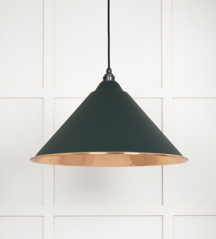 From The Anvil Hammered Copper Hockley Pendant in Dingle - Image 3