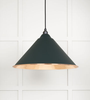 From The Anvil Hammered Copper Hockley Pendant in Dingle