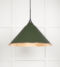 From The Anvil Hammered Copper Hockley Pendant in Heath
