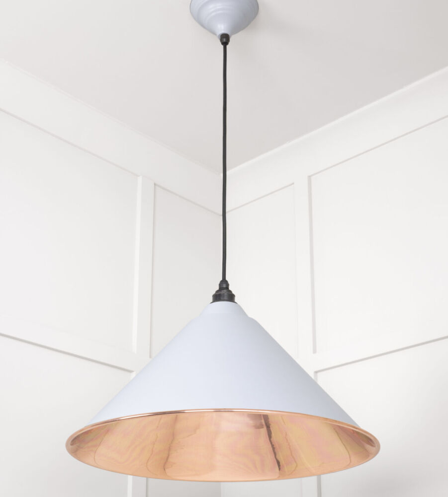 From The Anvil Smooth Copper Hockley Pendant in Birch - Image 4