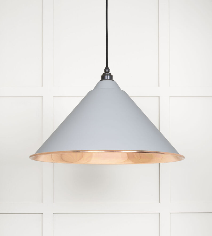 From The Anvil Smooth Copper Hockley Pendant in Birch