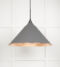 From The Anvil Smooth Copper Hockley Pendant in Bluff