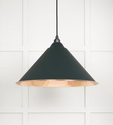 From The Anvil Smooth Copper Hockley Pendant In Dingle