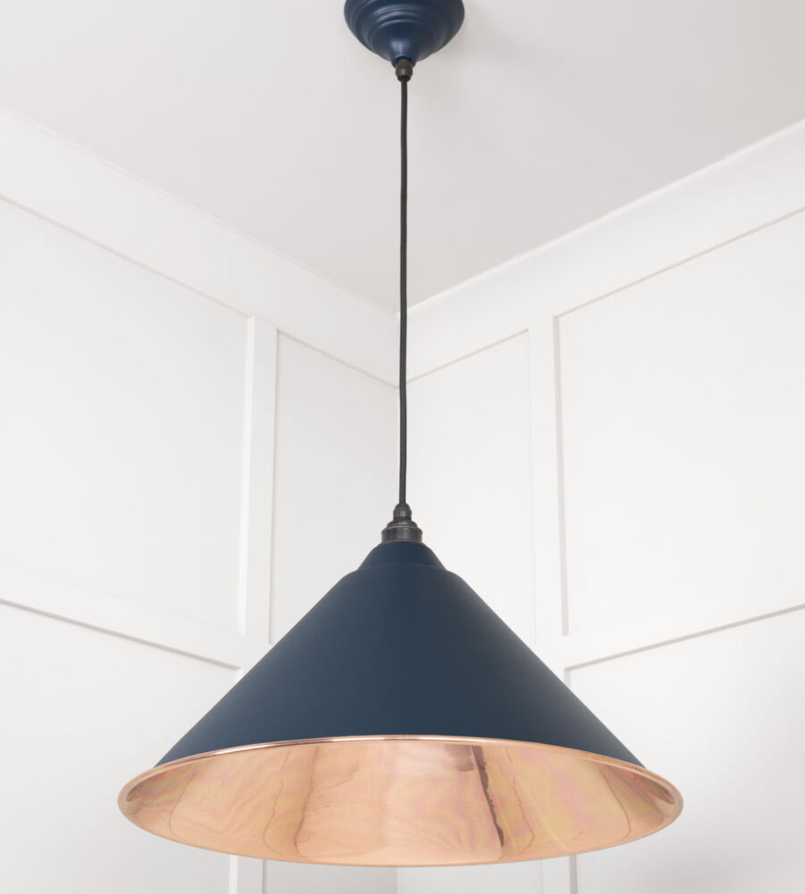 From The Anvil Smooth Copper Hockley Pendant in Dusk - Image 4