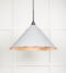 From The Anvil Smooth Copper Hockley Pendant in Flock
