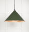 From The Anvil Smooth Copper Hockley Pendant in Heath